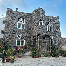 Paragliding view of mountains