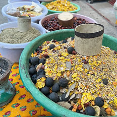 Paragliding view of mountains